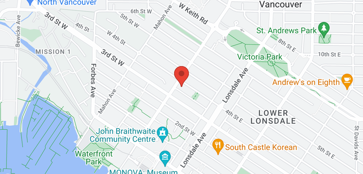 map of 307 175 W 4TH STREET